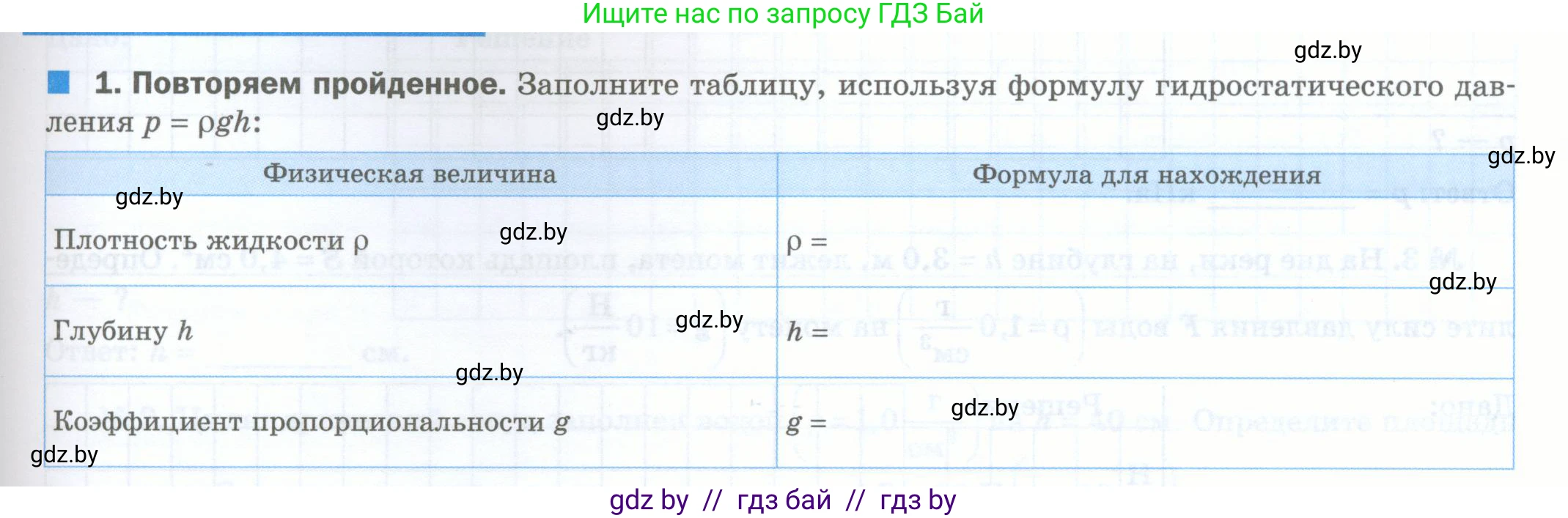 Физика, 7 класс обучающая тетрадь, авторы: Шабусов Анатолий Константинович, Дубина Максим Викторович, Батурчик Борис Петрович, издательство Новое знание, Минск, 2021, жёлтого цвета, страница 79, номер 1, Условие