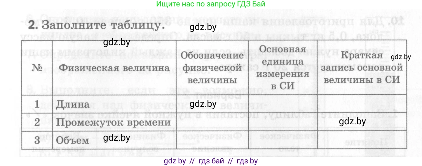 Физика, 7 класс Самостоятельные и контрольные работы, автор: Шабусов Анатолий Константинович, издательство Новое знание, Минск, 2021, салатового цвета, страница 59, номер 2, Условие