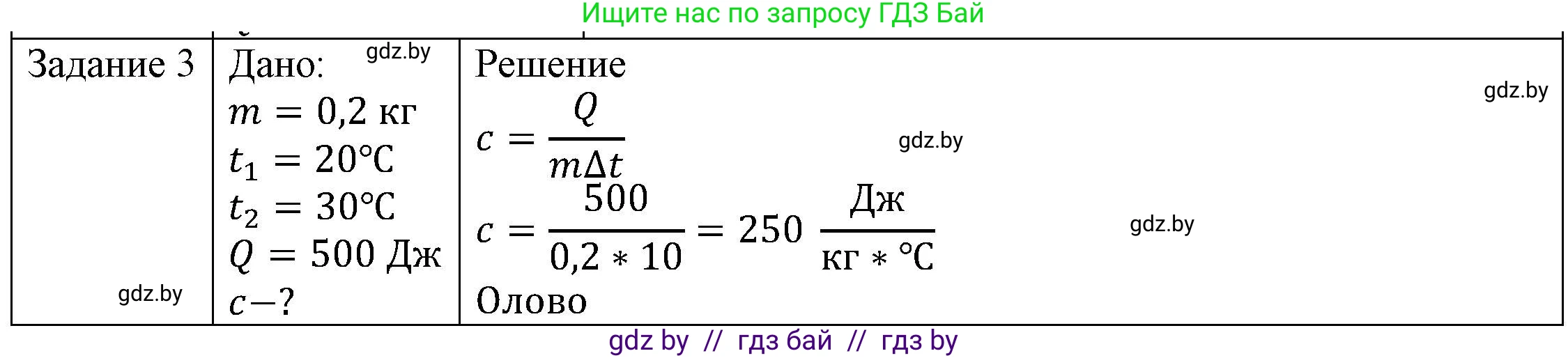 Физика, 8 класс Учебник, авторы: Исаченкова Лариса Артёмовна, Громыко Елена Владимировна, Дорофейчик Владимир Владимирович, Лещинский Юрий Дмитриевич, издательство Адукацыя i выхаванне, Минск, 2024, страница 27, номер 3, Решение 3