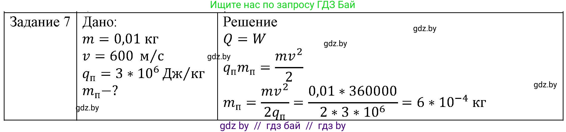 Физика, 8 класс Учебник, авторы: Исаченкова Лариса Артёмовна, Громыко Елена Владимировна, Дорофейчик Владимир Владимирович, Лещинский Юрий Дмитриевич, издательство Адукацыя i выхаванне, Минск, 2024, страница 31, номер 7, Решение 3