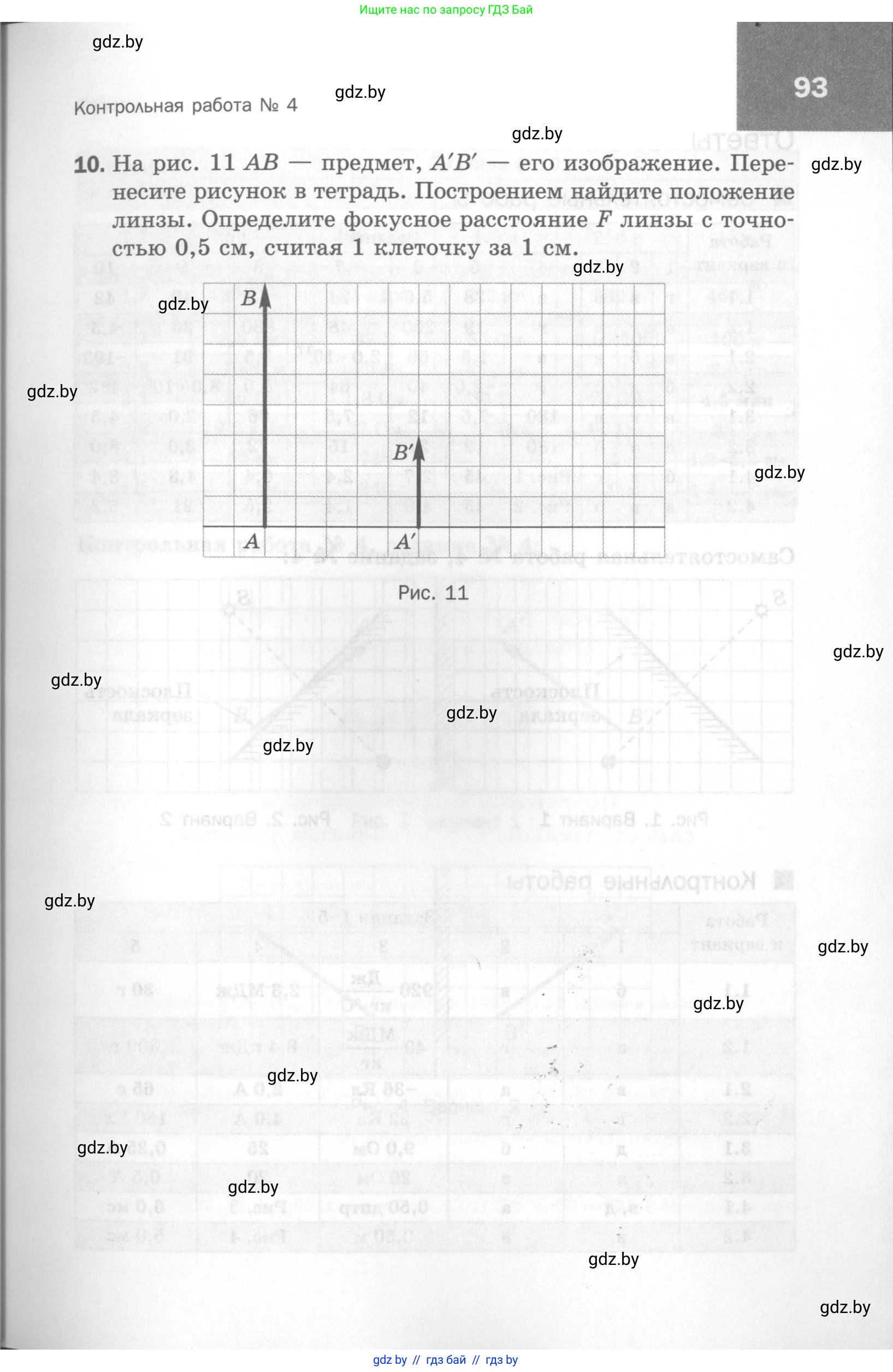 Физика, 8 класс Самостоятельные и контрольные работы, авторы: Шабусов Анатолий Константинович, Дубина Максим Викторович, издательство Новое знание, Минск, 2021, жёлтого цвета, страница 93