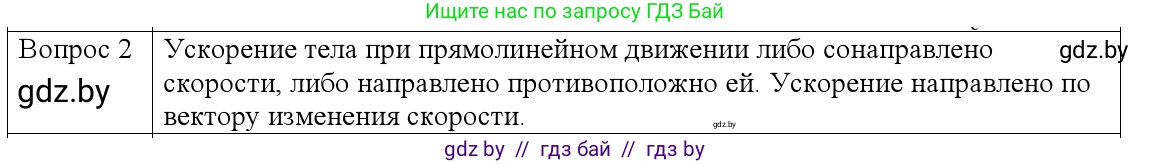 Физика, 9 класс Учебник, авторы: Исаченкова Лариса Артёмовна, Сокольский Анатолий Алексеевич, Захаревич Екатерина Васильевна, издательство Народная асвета, Минск, 2019, страница 43, номер 2, Решение 1