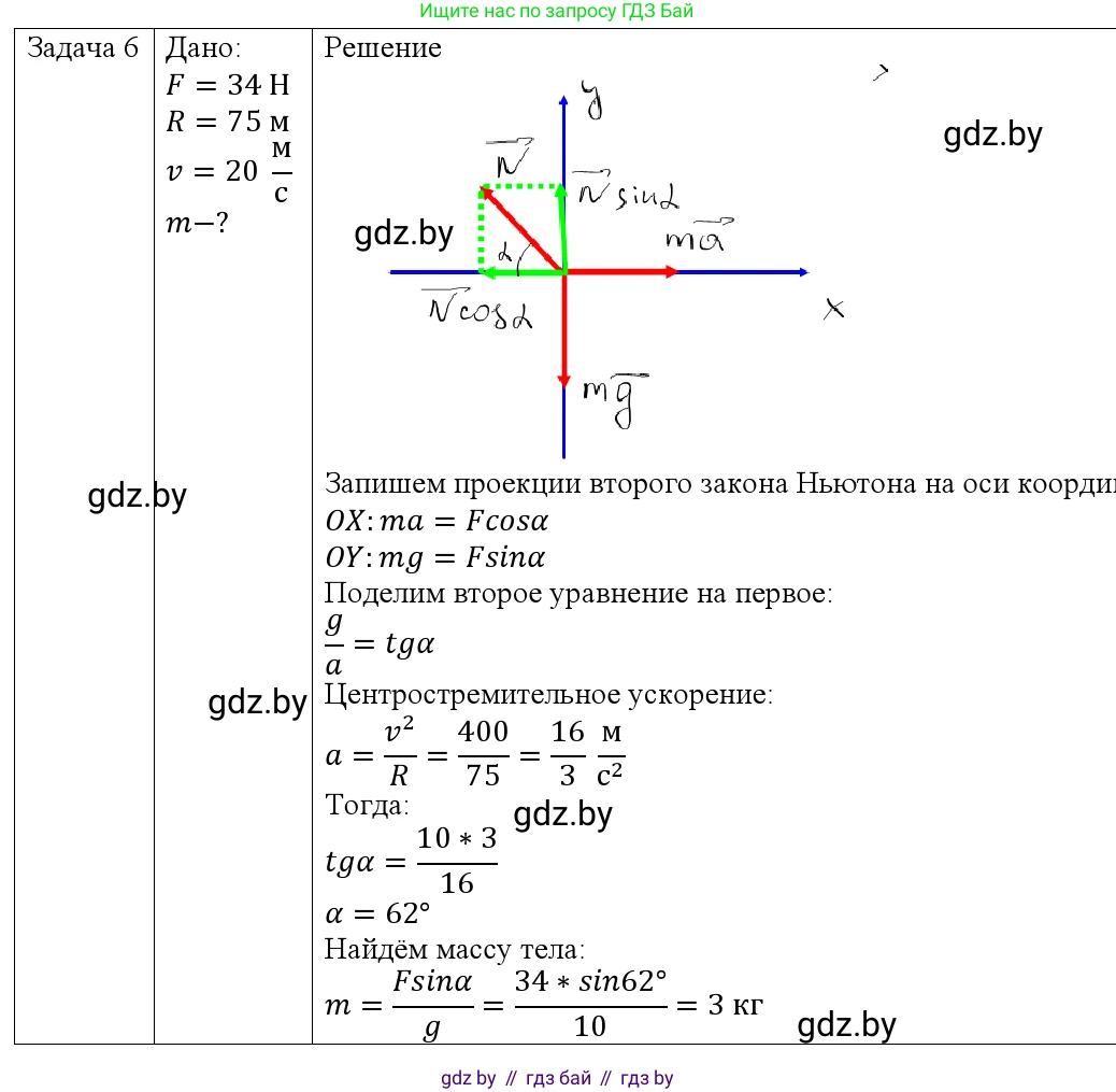 Физика, 9 класс Учебник, авторы: Исаченкова Лариса Артёмовна, Сокольский Анатолий Алексеевич, Захаревич Екатерина Васильевна, издательство Народная асвета, Минск, 2019, страница 116, номер 6, Решение 1