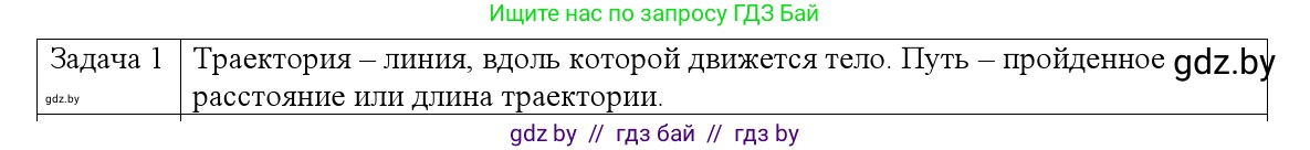 Физика, 9 класс Учебник, авторы: Исаченкова Лариса Артёмовна, Сокольский Анатолий Алексеевич, Захаревич Екатерина Васильевна, издательство Народная асвета, Минск, 2019, страница 11, номер 1, Решение 1