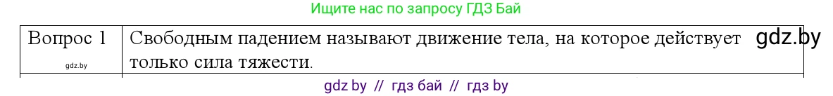 Физика, 9 класс Учебник, авторы: Исаченкова Лариса Артёмовна, Сокольский Анатолий Алексеевич, Захаревич Екатерина Васильевна, издательство Народная асвета, Минск, 2019, страница 102, номер 1, Решение 1