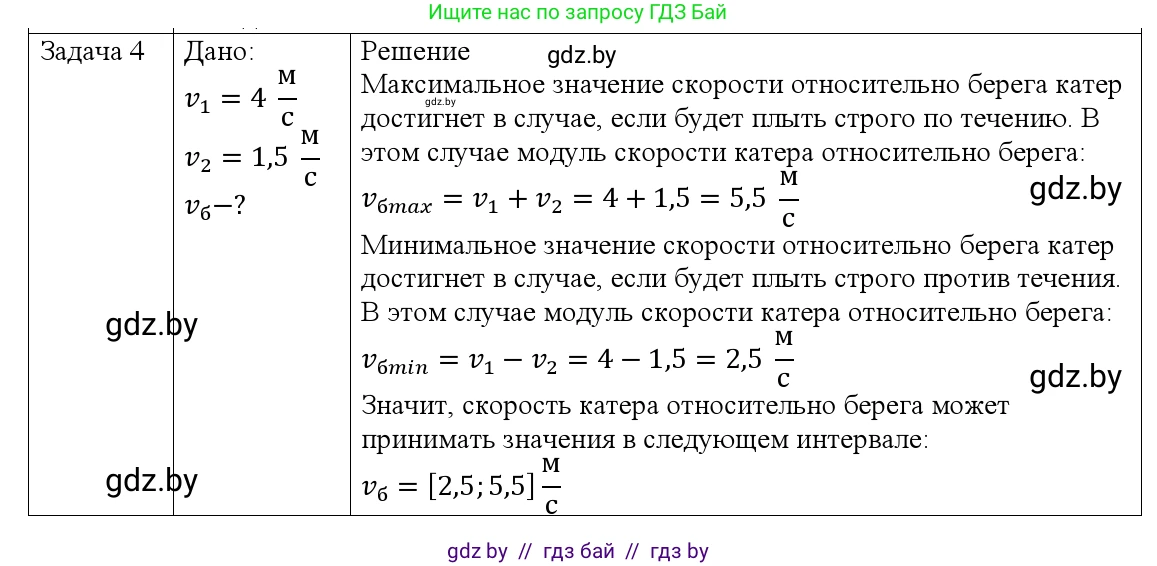 Физика, 9 класс Учебник, авторы: Исаченкова Лариса Артёмовна, Сокольский Анатолий Алексеевич, Захаревич Екатерина Васильевна, издательство Народная асвета, Минск, 2019, страница 40, номер 4, Решение 1