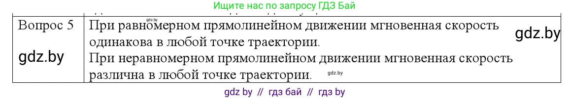 Физика, 9 класс Учебник, авторы: Исаченкова Лариса Артёмовна, Сокольский Анатолий Алексеевич, Захаревич Екатерина Васильевна, издательство Народная асвета, Минск, 2019, страница 35, номер 5, Решение 1