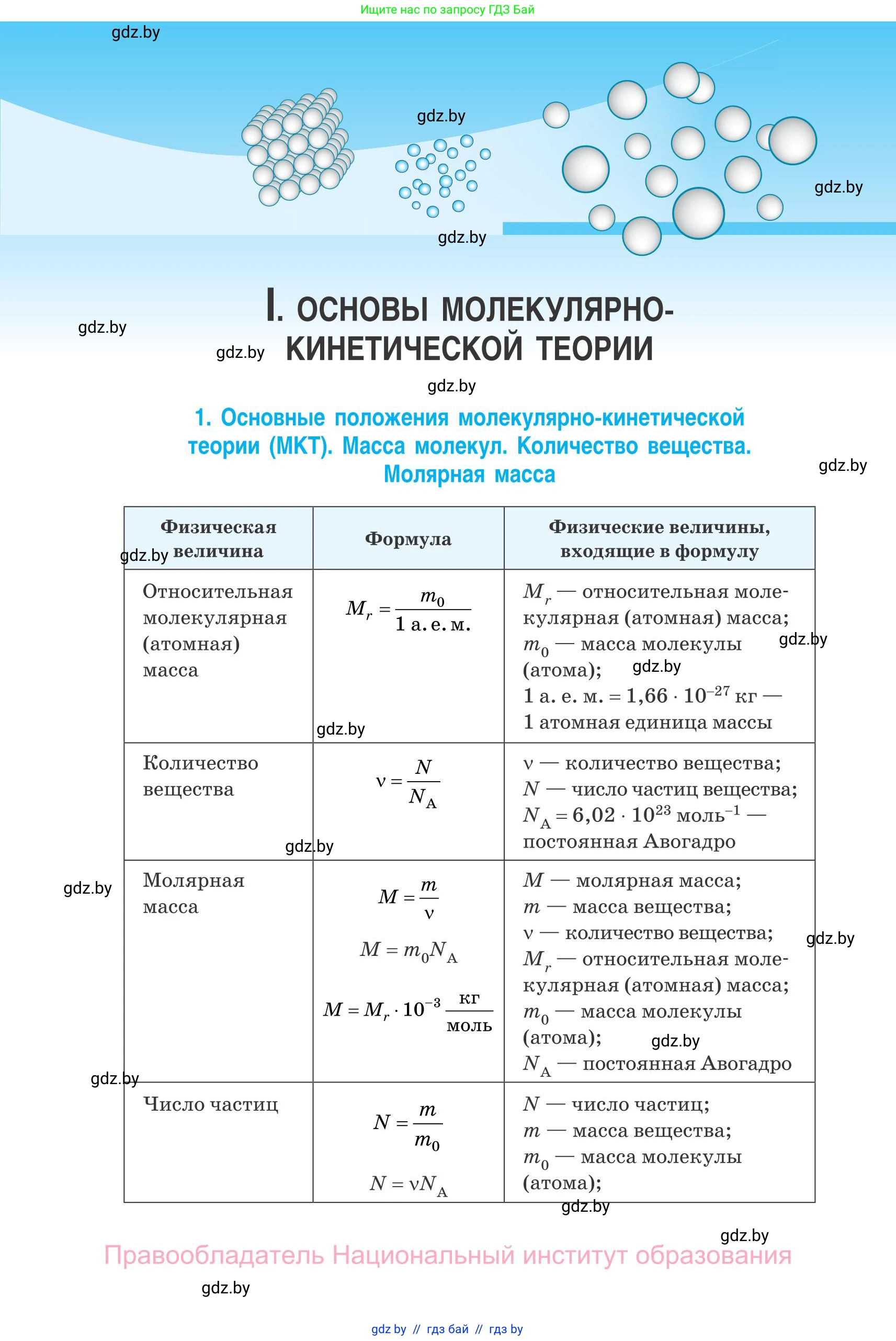 Физика, 10 класс Сборник задач, авторы: Дорофейчик Владимир Владимирович, Белая Ольга Николаевна, издательство Национальный институт образования, Минск, 2022, страница 6