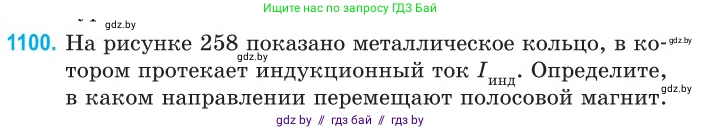 Физика, 10 класс Сборник задач, авторы: Дорофейчик Владимир Владимирович, Белая Ольга Николаевна, издательство Национальный институт образования, Минск, 2022, страница 250, номер 1100, Условие