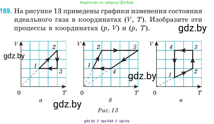 Физика, 10 класс Сборник задач, авторы: Дорофейчик Владимир Владимирович, Белая Ольга Николаевна, издательство Национальный институт образования, Минск, 2022, страница 37, номер 169, Условие