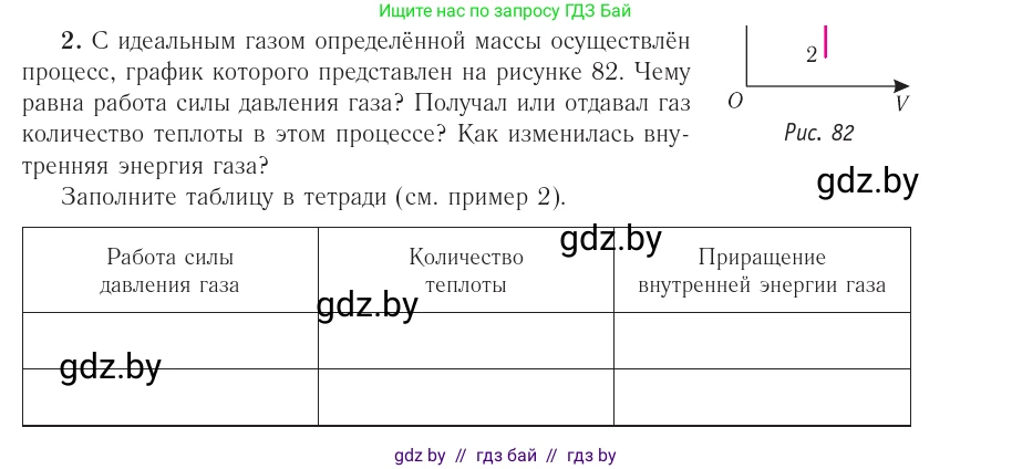 Физика, 10 класс Учебник, авторы: Громыко Елена Владимировна, Зенькович Владимир Иванович, Луцевич Александр Александрович, Слесарь Инесса Эдуардовна, издательство Адукацыя i выхаванне, Минск, 2019, бирюзового цвета, страница 97, номер 2, Условие