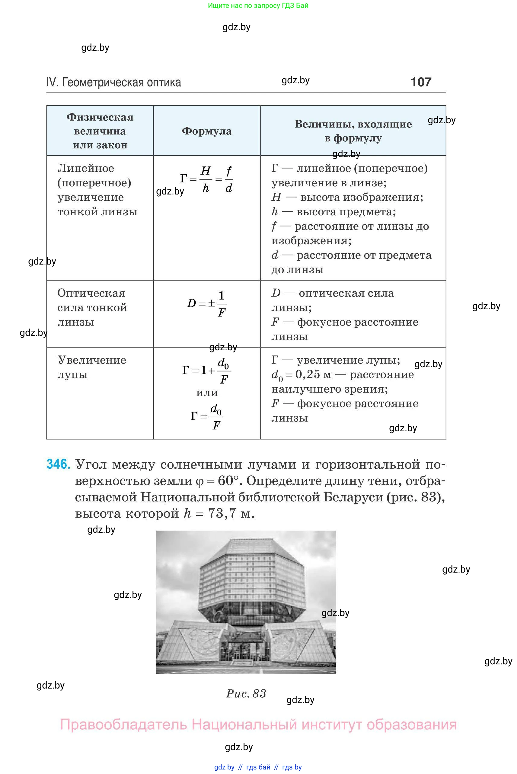Физика, 11 класс Сборник задач, авторы: Дорофейчик Владимир Владимирович, Силенков Михаил Анатольевич, издательство Национальный институт образования, Минск, 2023, страница 108