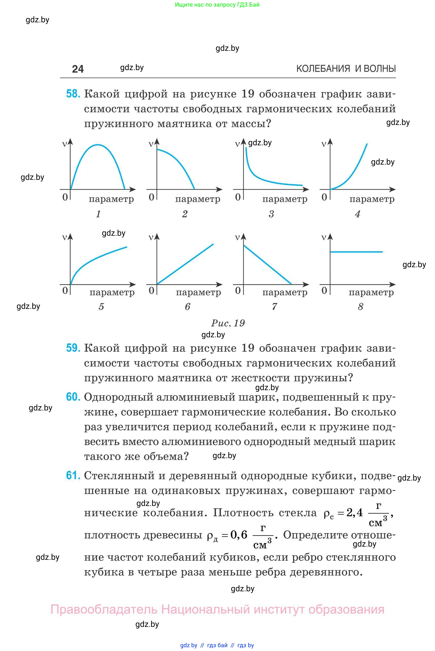Физика, 11 класс Сборник задач, авторы: Дорофейчик Владимир Владимирович, Силенков Михаил Анатольевич, издательство Национальный институт образования, Минск, 2023, страница 25
