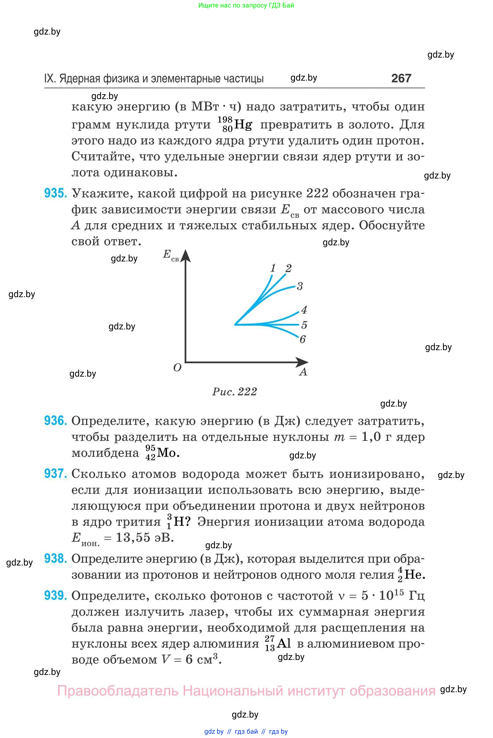 Физика, 11 класс Сборник задач, авторы: Дорофейчик Владимир Владимирович, Силенков Михаил Анатольевич, издательство Национальный институт образования, Минск, 2023, страница 268