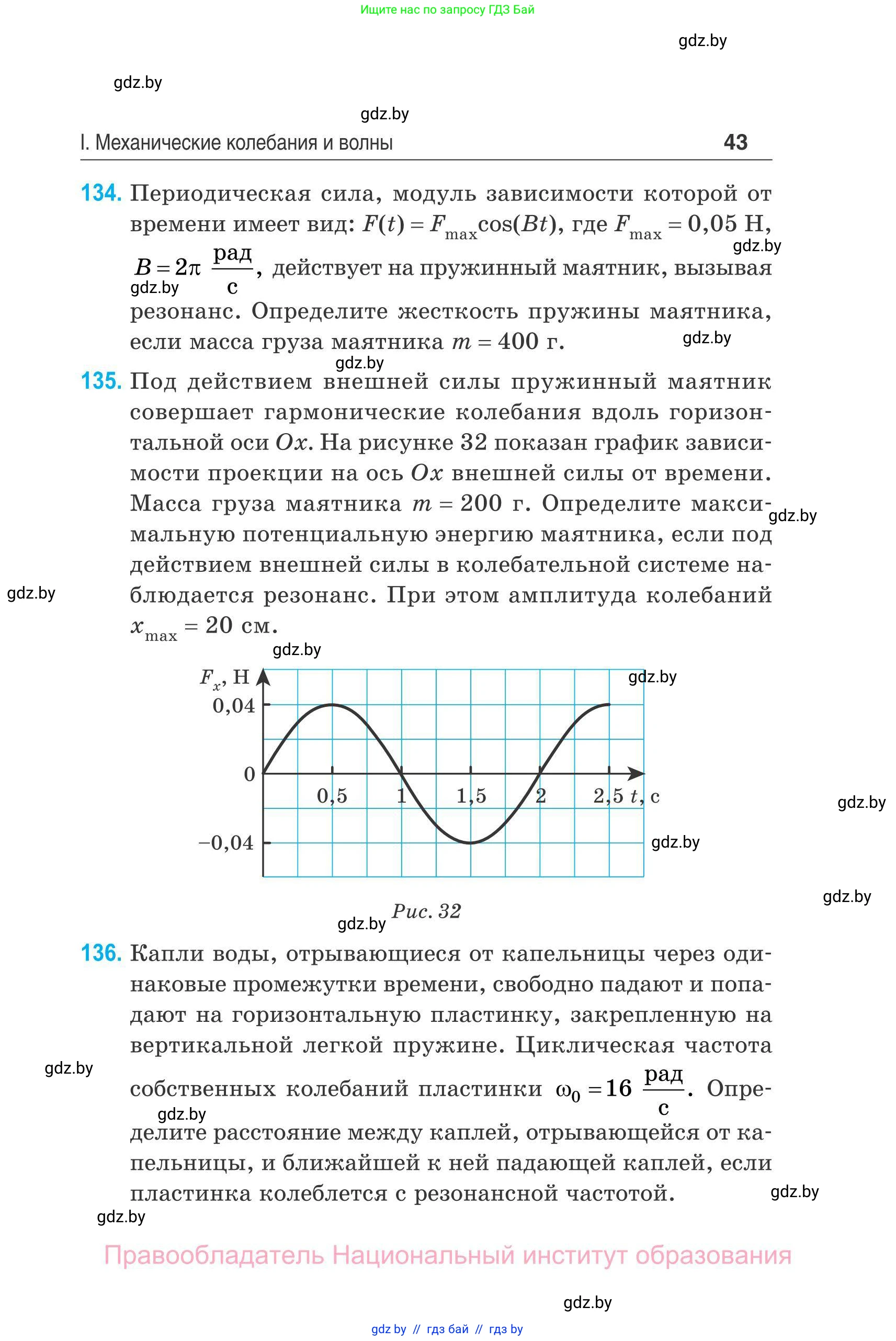 Физика, 11 класс Сборник задач, авторы: Дорофейчик Владимир Владимирович, Силенков Михаил Анатольевич, издательство Национальный институт образования, Минск, 2023, страница 44