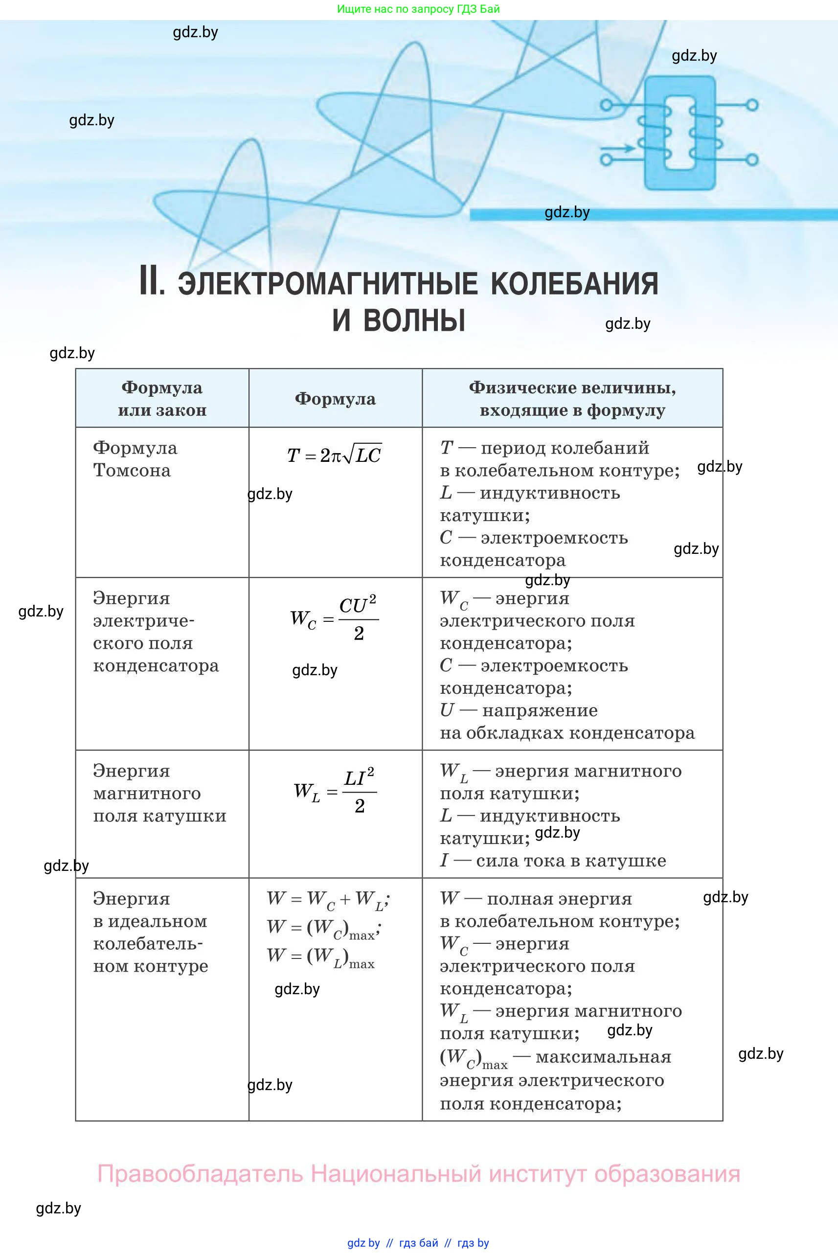 Физика, 11 класс Сборник задач, авторы: Дорофейчик Владимир Владимирович, Силенков Михаил Анатольевич, издательство Национальный институт образования, Минск, 2023, страница 52