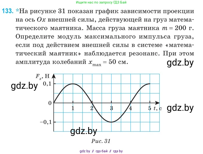 Физика, 11 класс Сборник задач, авторы: Дорофейчик Владимир Владимирович, Силенков Михаил Анатольевич, издательство Национальный институт образования, Минск, 2023, страница 42, номер 133, Условие