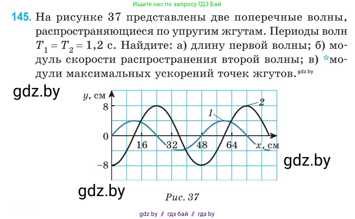 Физика, 11 класс Сборник задач, авторы: Дорофейчик Владимир Владимирович, Силенков Михаил Анатольевич, издательство Национальный институт образования, Минск, 2023, страница 46, номер 145, Условие
