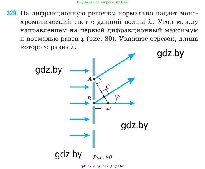 Физика, 11 класс Сборник задач, авторы: Дорофейчик Владимир Владимирович, Силенков Михаил Анатольевич, издательство Национальный институт образования, Минск, 2023, страница 100, номер 329, Условие