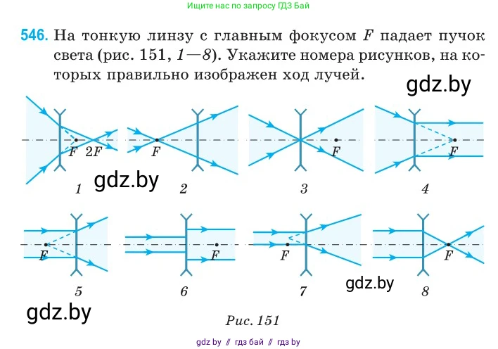 Физика, 11 класс Сборник задач, авторы: Дорофейчик Владимир Владимирович, Силенков Михаил Анатольевич, издательство Национальный институт образования, Минск, 2023, страница 165, номер 546, Условие