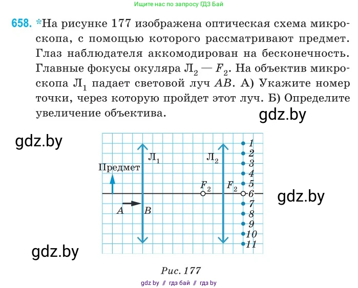 Физика, 11 класс Сборник задач, авторы: Дорофейчик Владимир Владимирович, Силенков Михаил Анатольевич, издательство Национальный институт образования, Минск, 2023, страница 192, номер 658, Условие