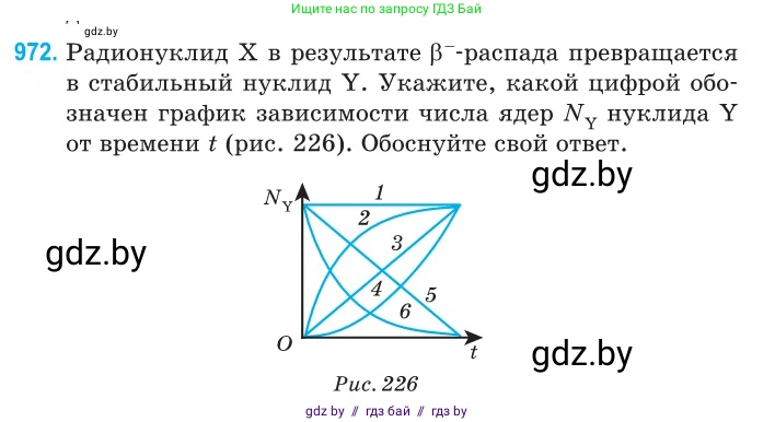 Физика, 11 класс Сборник задач, авторы: Дорофейчик Владимир Владимирович, Силенков Михаил Анатольевич, издательство Национальный институт образования, Минск, 2023, страница 273, номер 972, Условие