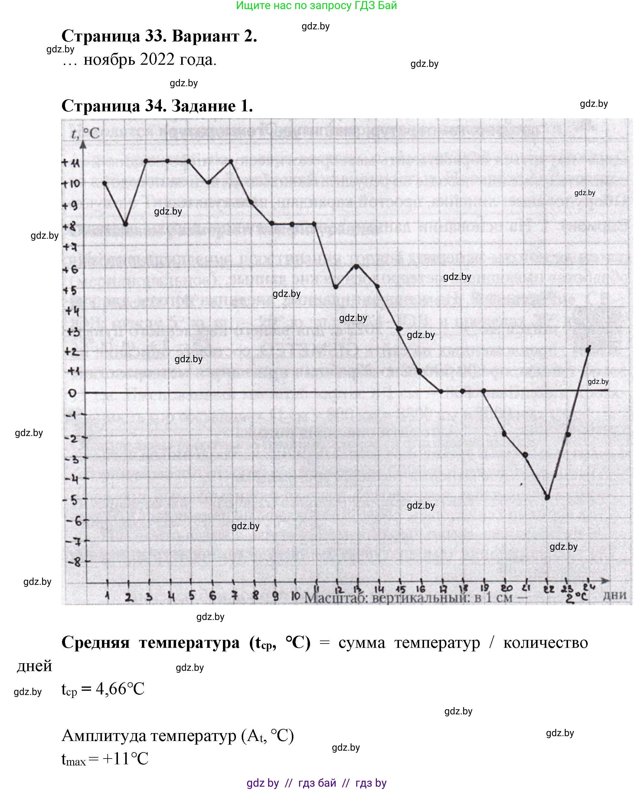 География, 6 класс Тетрадь для практических работ, авторы: Кольмакова Елена Генадьевна, Пикулик Валентина Владимировна, издательство Аверсэв, Минск, 2023, страница 34, номер 1, Решение