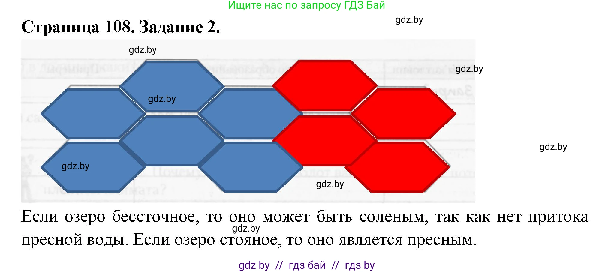 География, 6 класс рабочая тетрадь, авторы: Кольмакова Елена Генадьевна, Пикулик Валентина Владимировна, издательство Аверсэв, Минск, 2022, бирюзового цвета, страница 108, номер 2, Решение