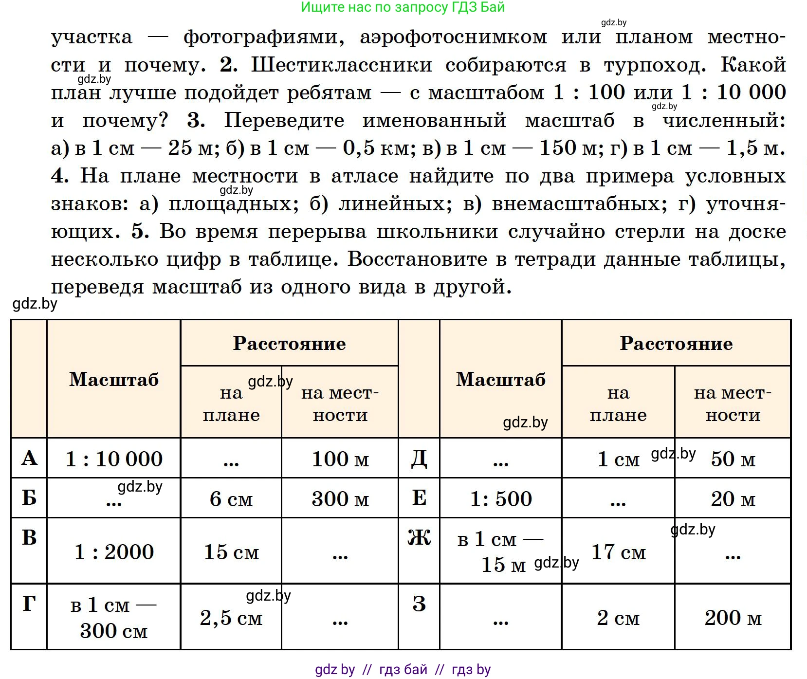 География, 6 класс Учебник, авторы: Кольмакова Елена Генадьевна, Пикулик Валентина Владимировна, издательство Народная асвета, Минск, 2022, страница 22, Условие (продолжение 2)