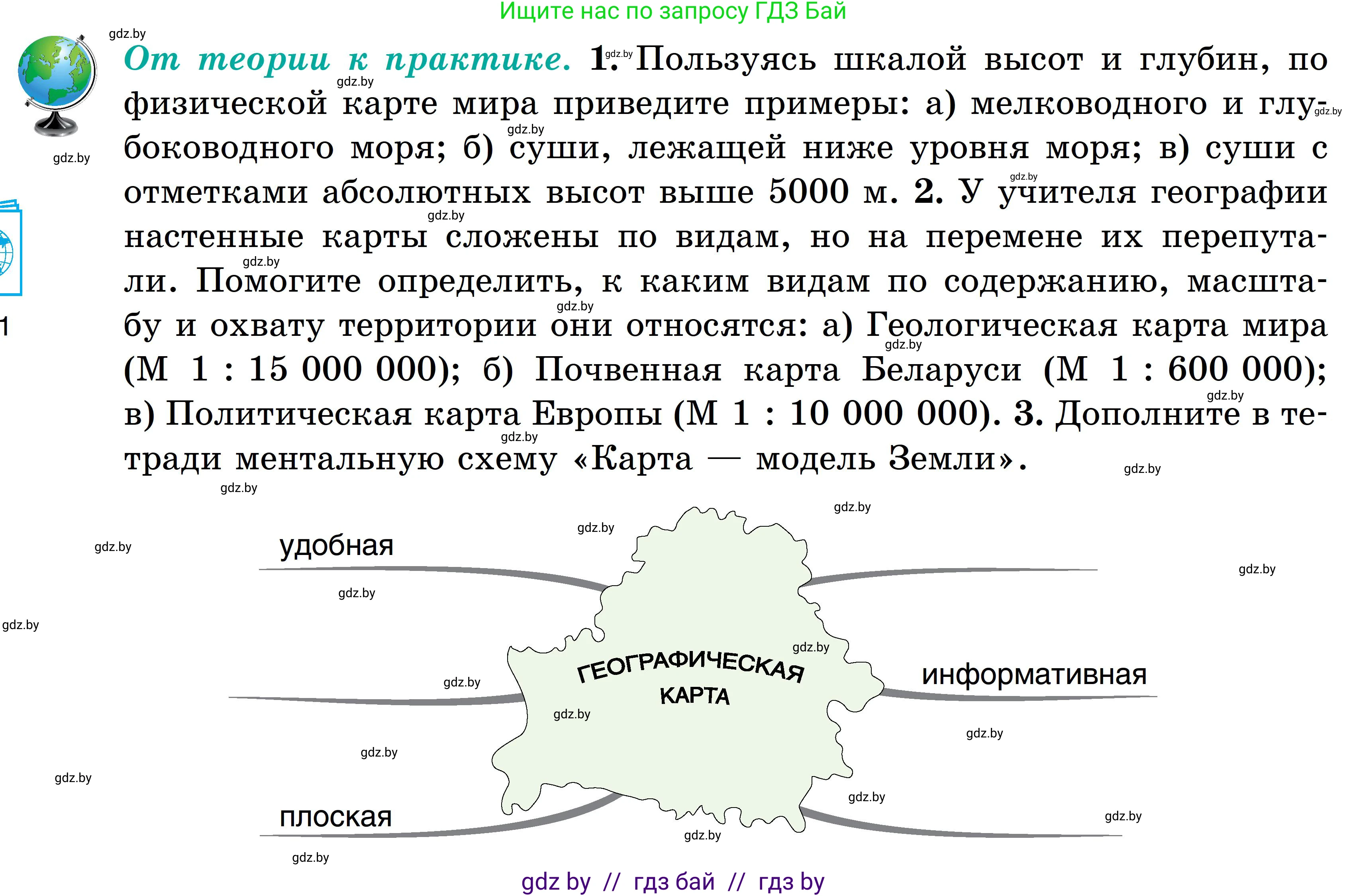 География, 6 класс Учебник, авторы: Кольмакова Елена Генадьевна, Пикулик Валентина Владимировна, издательство Народная асвета, Минск, 2022, страница 48, Условие