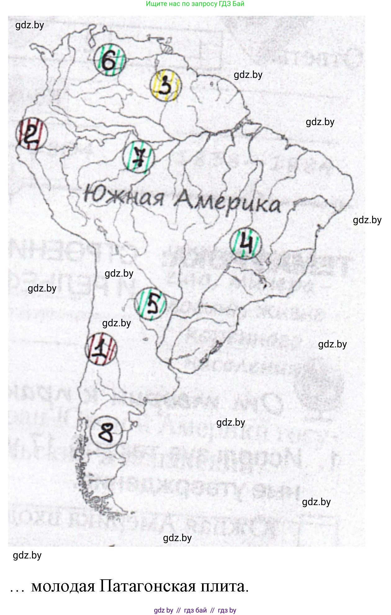 География, 7 класс рабочая тетрадь, авторы: Кольмакова Елена Генадьевна, Сарычева Ольга Владимировна, Тарасенок Елена Николаевна, издательство Аверсэв, Минск, 2024, страница 58, номер 3, Решение