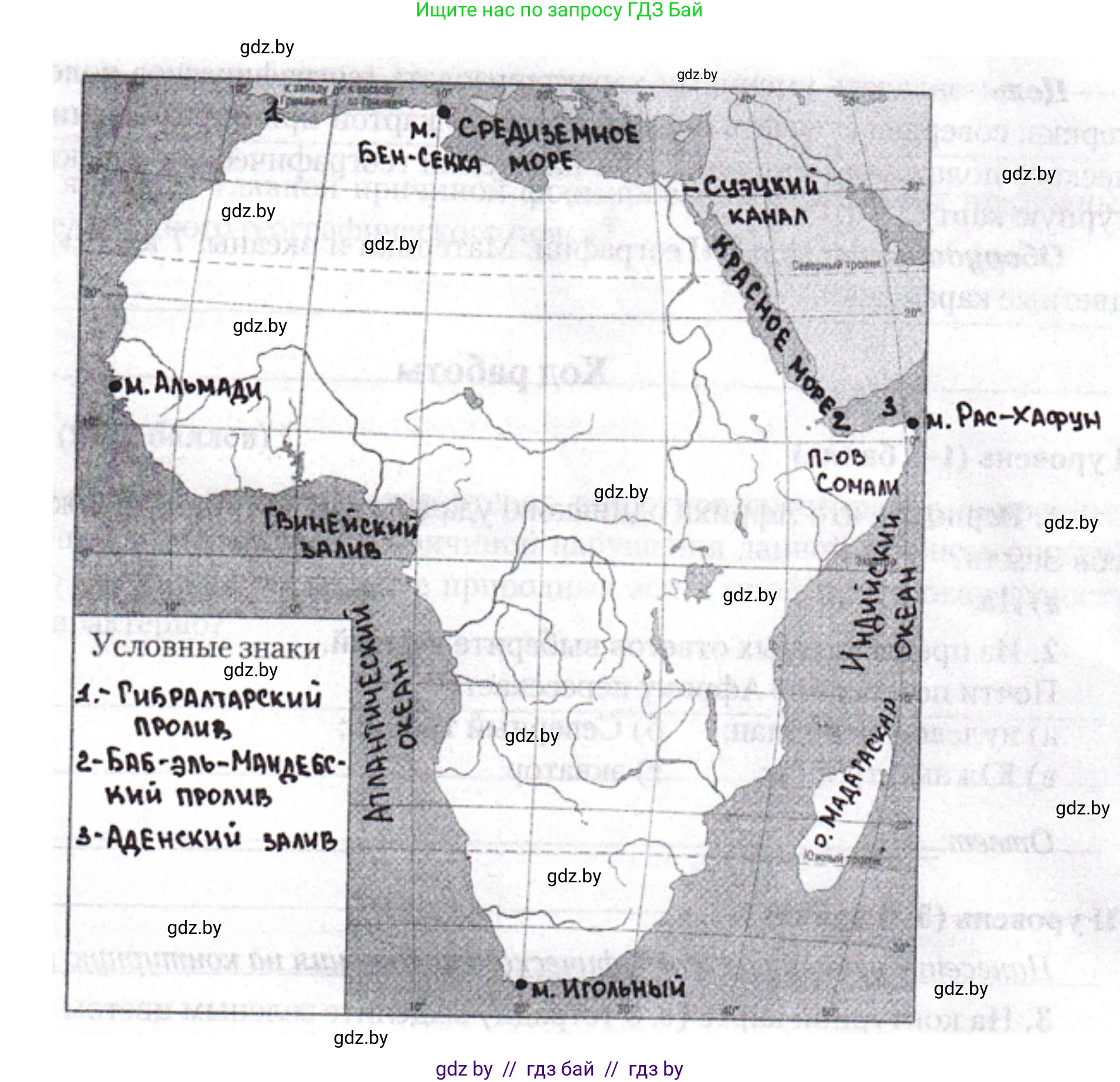 География, 7 класс тетрадь для практических и самостоятельных работ, авторы: Метельский Юрий Михайлович, Чайковская Людмила Ивановна, издательство Сэр-Вит, Минск, 2023, бирюзового цвета, страница 8, номер 5, Решение (продолжение 2)