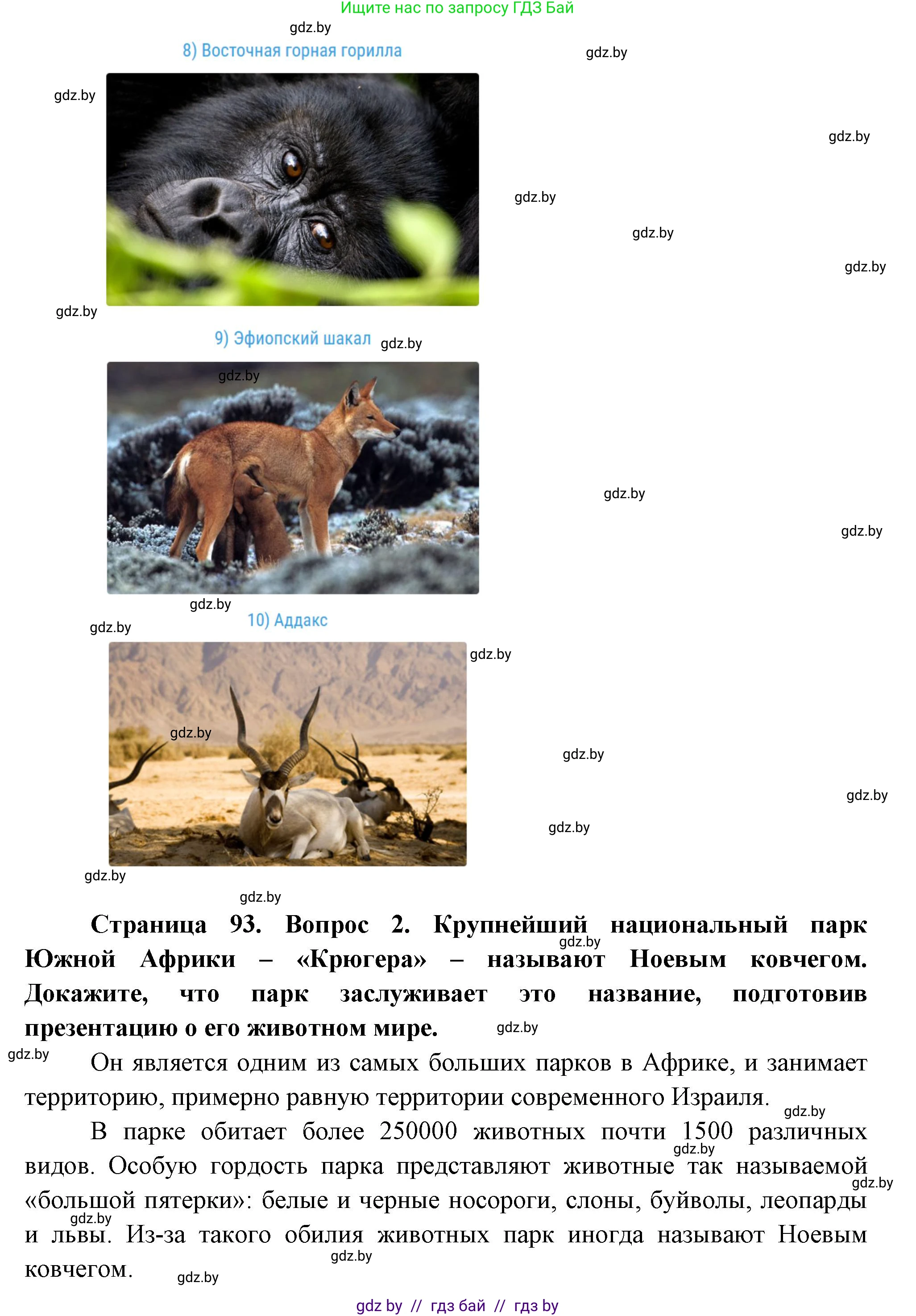 География, 7 класс Учебник, авторы: Кольмакова Елена Генадьевна, Лопух Пётр Степанович, Сарычева Ольга Владимировна, издательство Адукацыя i выхаванне, Минск, 2023, страница 93, Решение (продолжение 4)