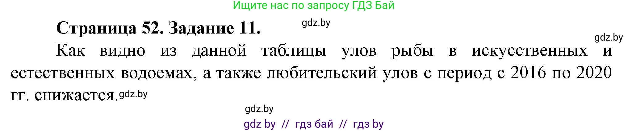 География, 9 класс Тетрадь для практических работ и индивидуальных занятий, авторы: Витченко Александр Николаевич, Антипова Екатерина Анатольевна, Станкевич Наталья Григорьевна, издательство Аверсэв, Минск, 2022, страница 52, номер 11*, Решение