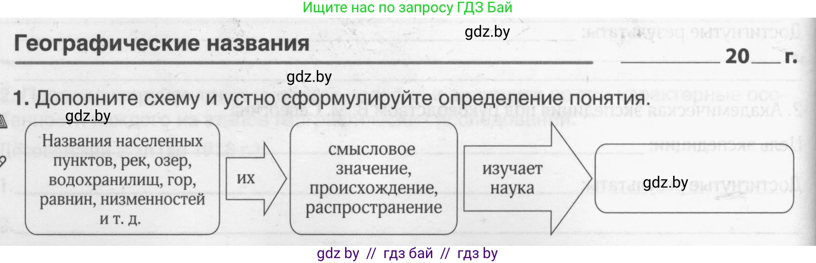География, 9 класс рабочая тетрадь, авторы: Брилевский Михаил Николаевич, Климович Алеся Владимировна, издательство Белкартография, Минск, 2021, бирюзового цвета, страница 10, номер 1, Условие