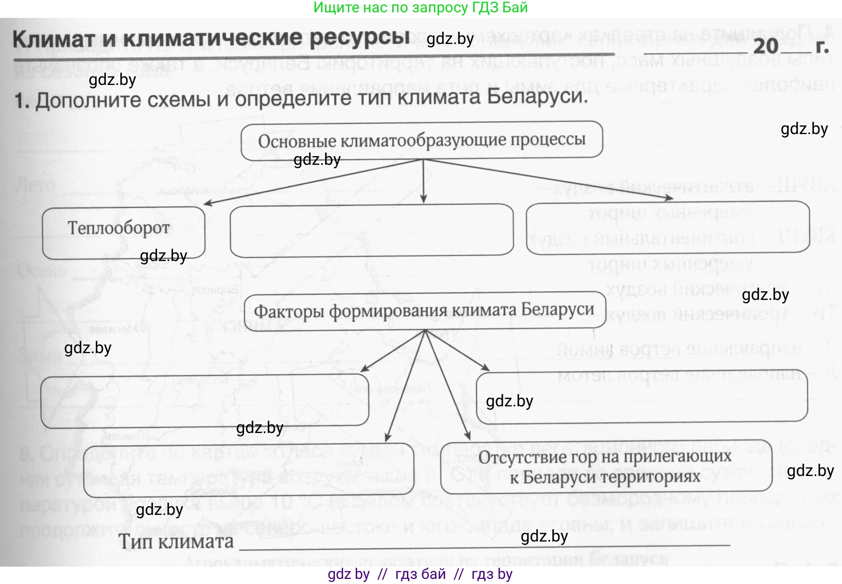 География, 9 класс рабочая тетрадь, авторы: Брилевский Михаил Николаевич, Климович Алеся Владимировна, издательство Белкартография, Минск, 2021, бирюзового цвета, страница 21, номер 1, Условие