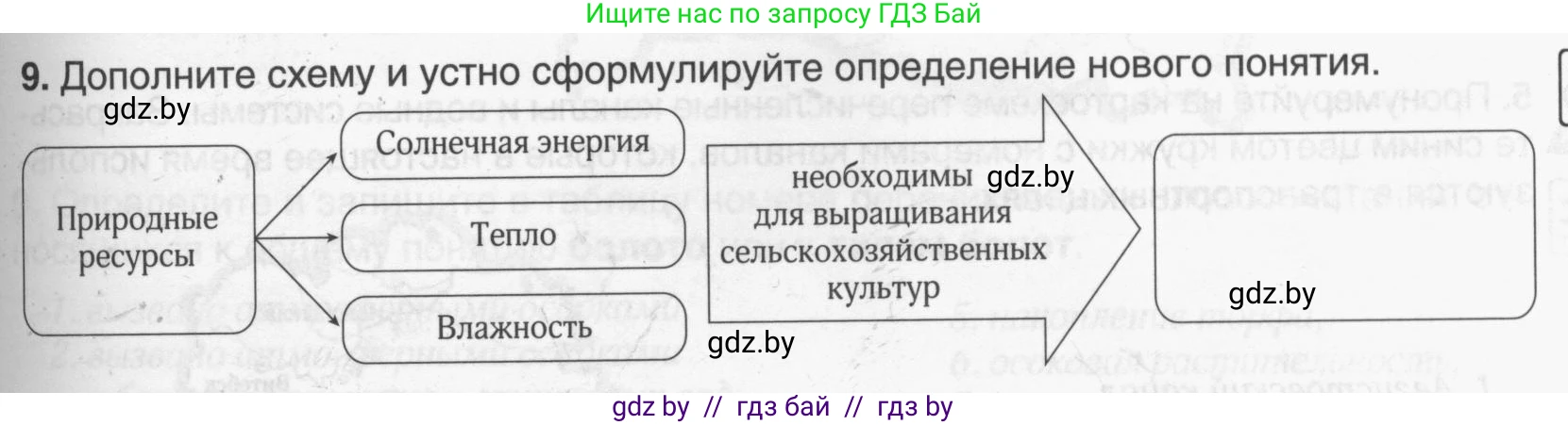 География, 9 класс рабочая тетрадь, авторы: Брилевский Михаил Николаевич, Климович Алеся Владимировна, издательство Белкартография, Минск, 2021, бирюзового цвета, страница 23, номер 9, Условие