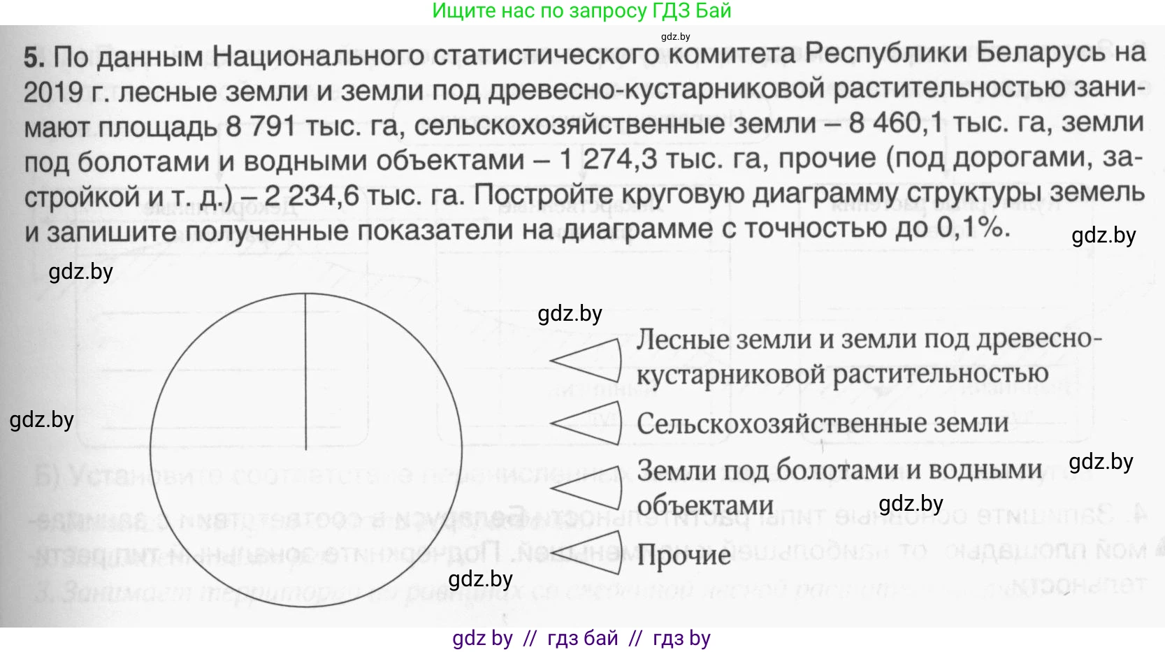 География, 9 класс рабочая тетрадь, авторы: Брилевский Михаил Николаевич, Климович Алеся Владимировна, издательство Белкартография, Минск, 2021, бирюзового цвета, страница 27, номер 5, Условие
