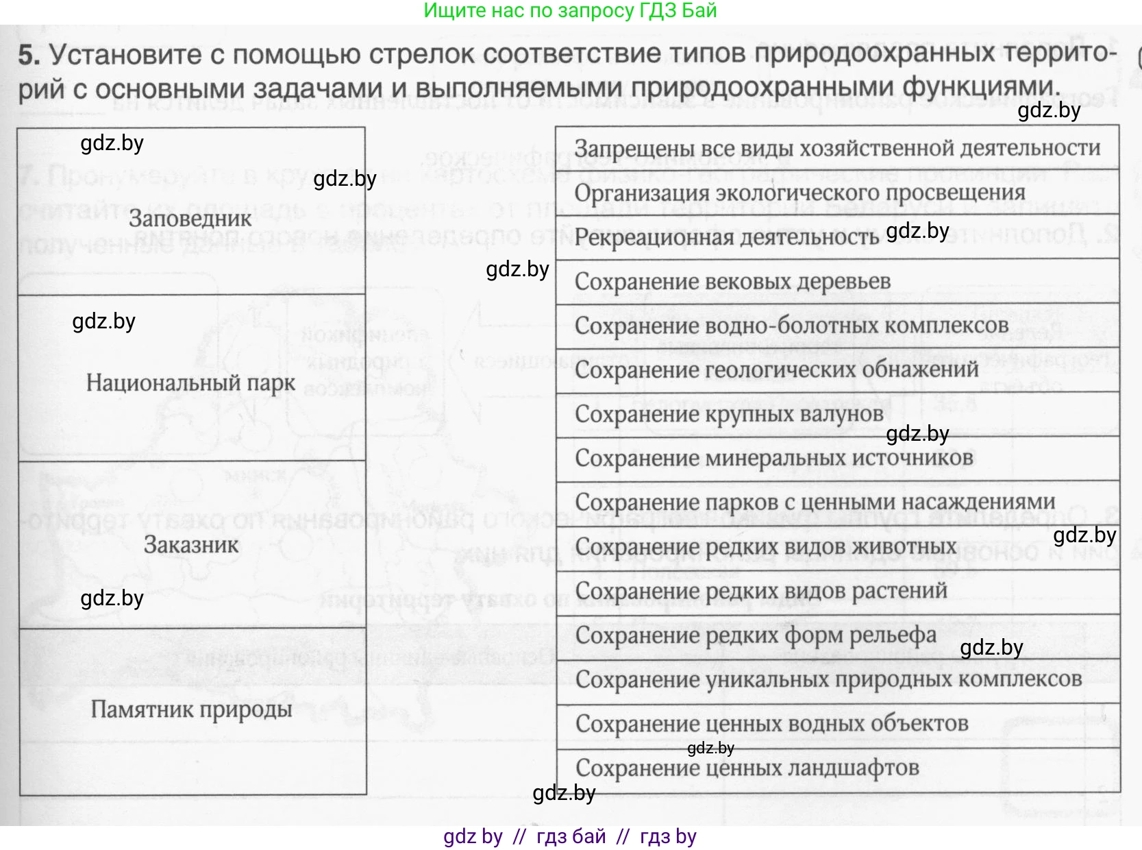 География, 9 класс рабочая тетрадь, авторы: Брилевский Михаил Николаевич, Климович Алеся Владимировна, издательство Белкартография, Минск, 2021, бирюзового цвета, страница 37, номер 5, Условие