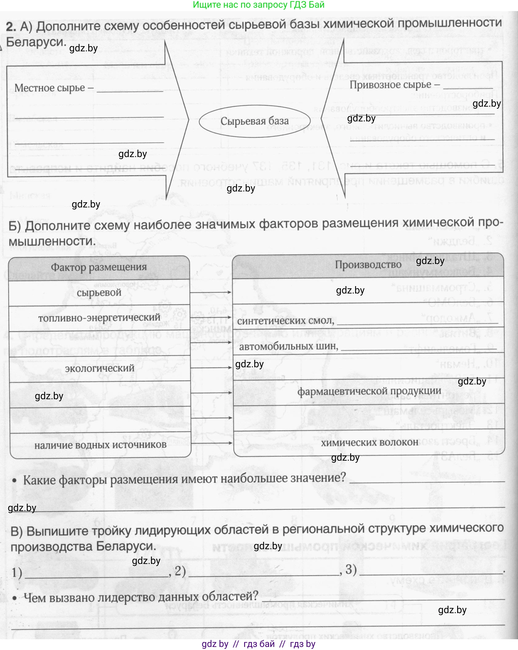 География, 9 класс рабочая тетрадь, авторы: Брилевский Михаил Николаевич, Климович Алеся Владимировна, издательство Белкартография, Минск, 2021, бирюзового цвета, страница 80, номер 2, Условие