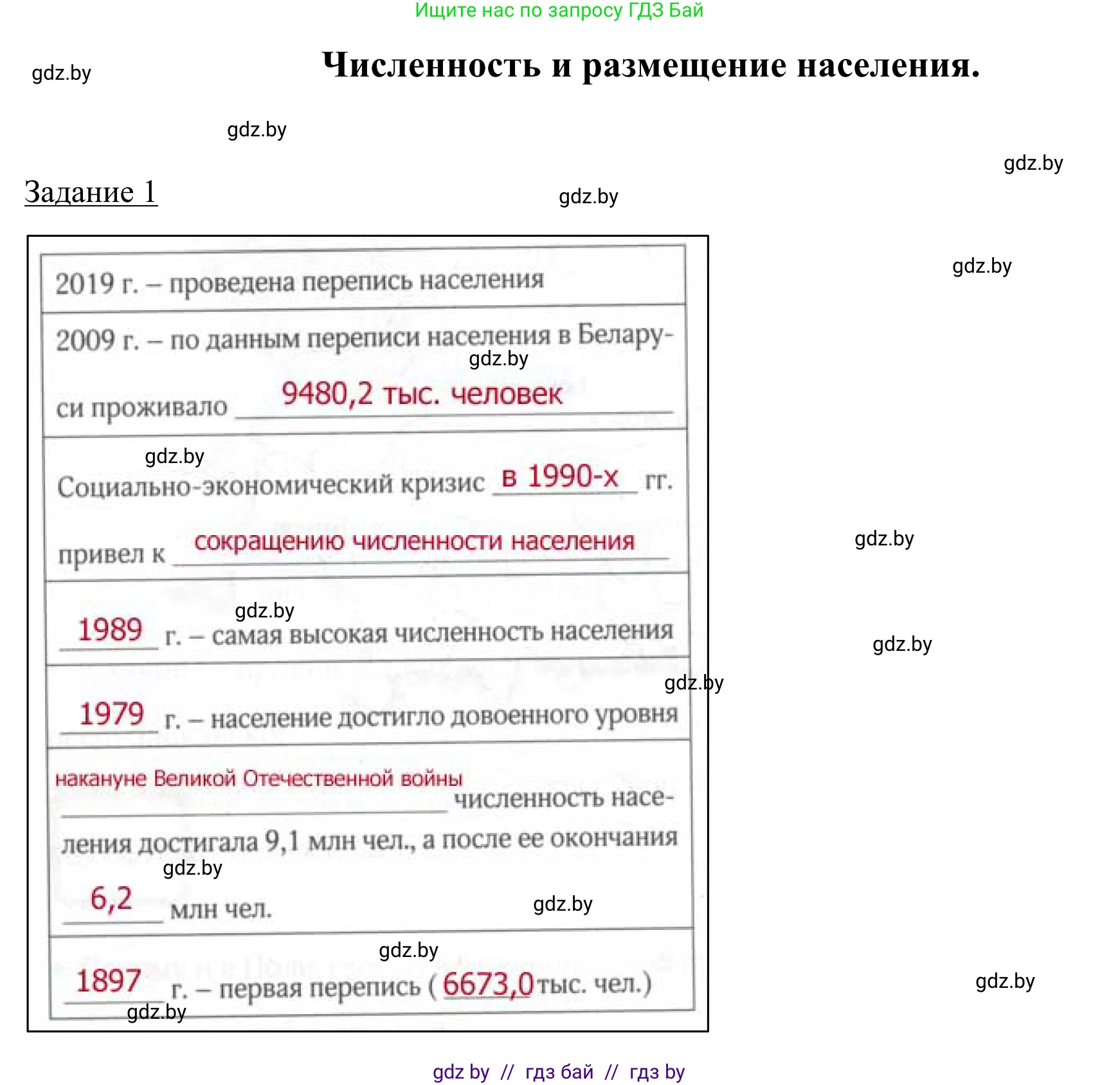 География, 9 класс рабочая тетрадь, авторы: Брилевский Михаил Николаевич, Климович Алеся Владимировна, издательство Белкартография, Минск, 2021, бирюзового цвета, страница 48, номер 1, Решение