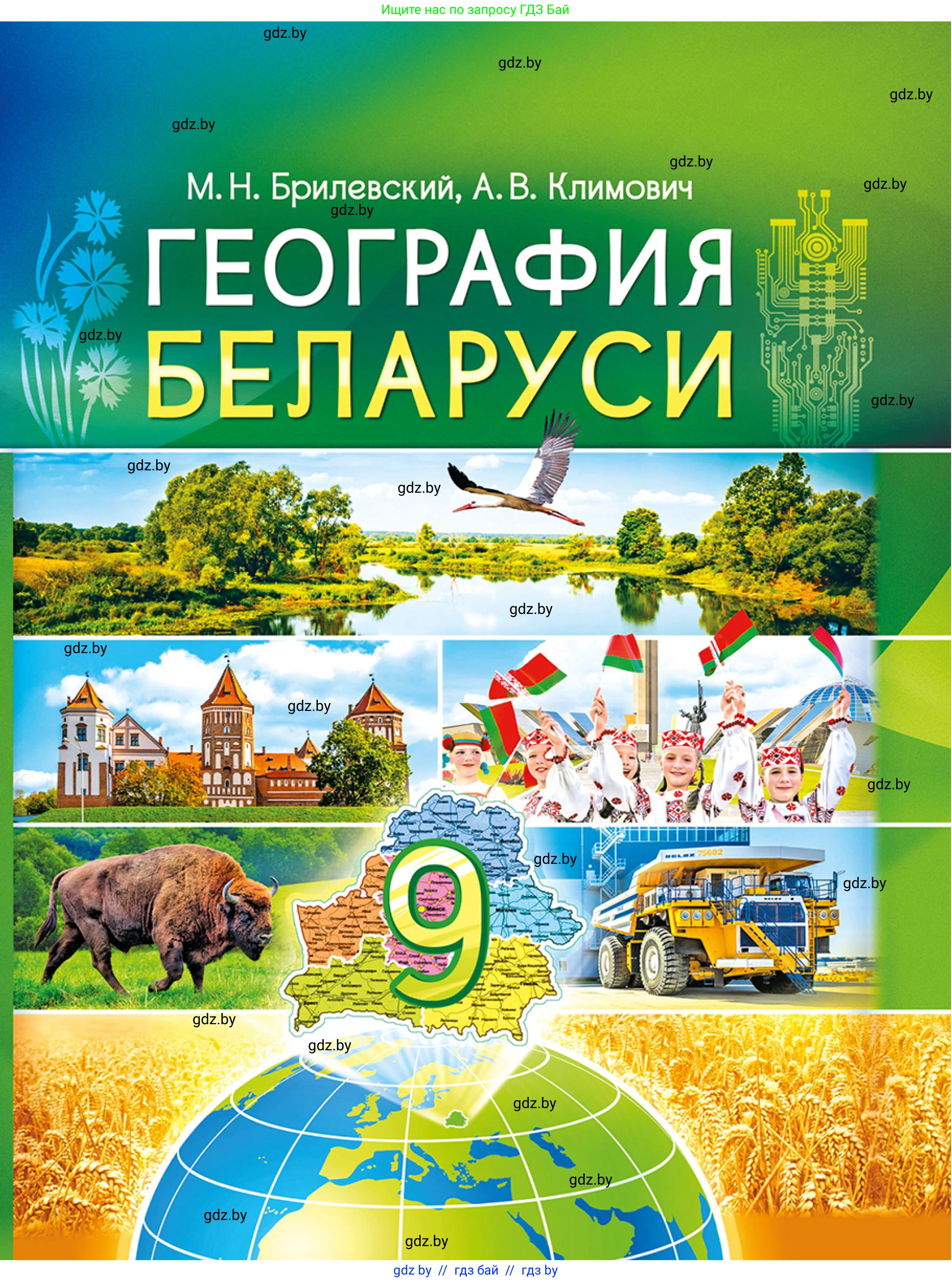 География, 9 класс Учебник, авторы: Брилевский Михаил Николаевич, Климович Алеся Владимировна, издательство Адукацыя i выхаванне, Минск, 2025, 