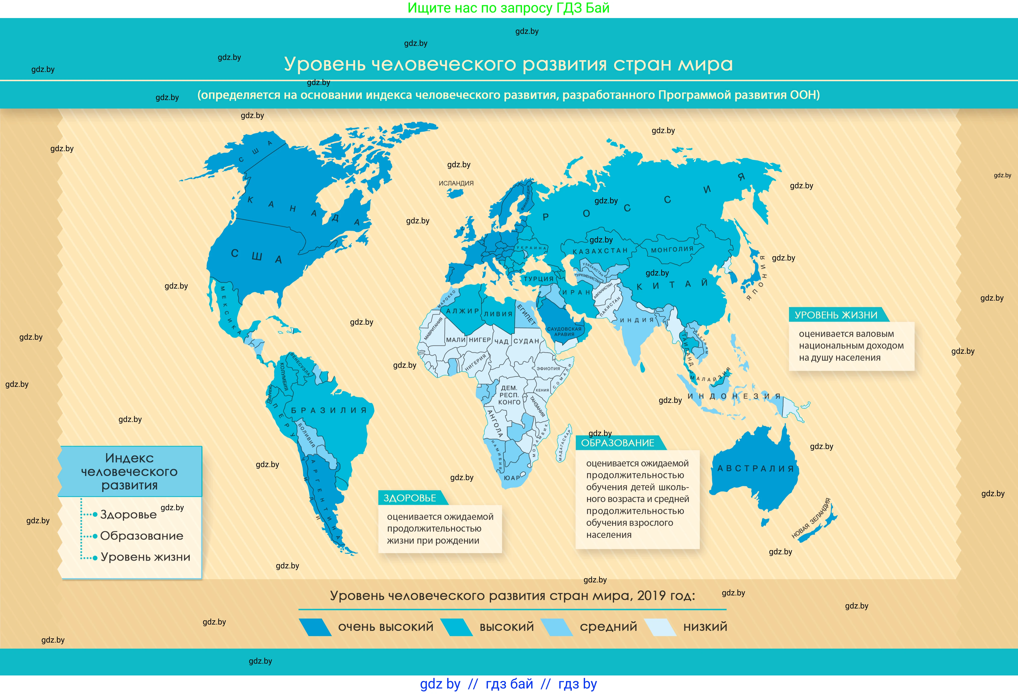 География, 10 класс Учебник, авторы: Антипова Екатерина Анатольевна, Гузова Ольга Николаевна, издательство Адукацыя i выхаванне, Минск, 2019, 