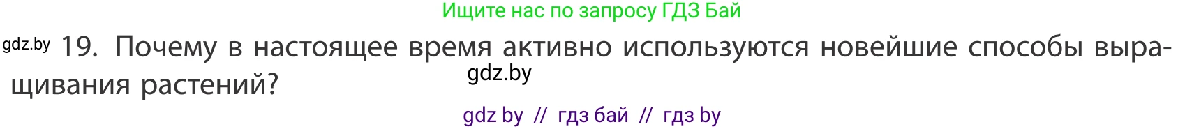 География, 10 класс Учебник, авторы: Антипова Екатерина Анатольевна, Гузова Ольга Николаевна, издательство Адукацыя i выхаванне, Минск, 2019, страница 201, номер 19, Условие