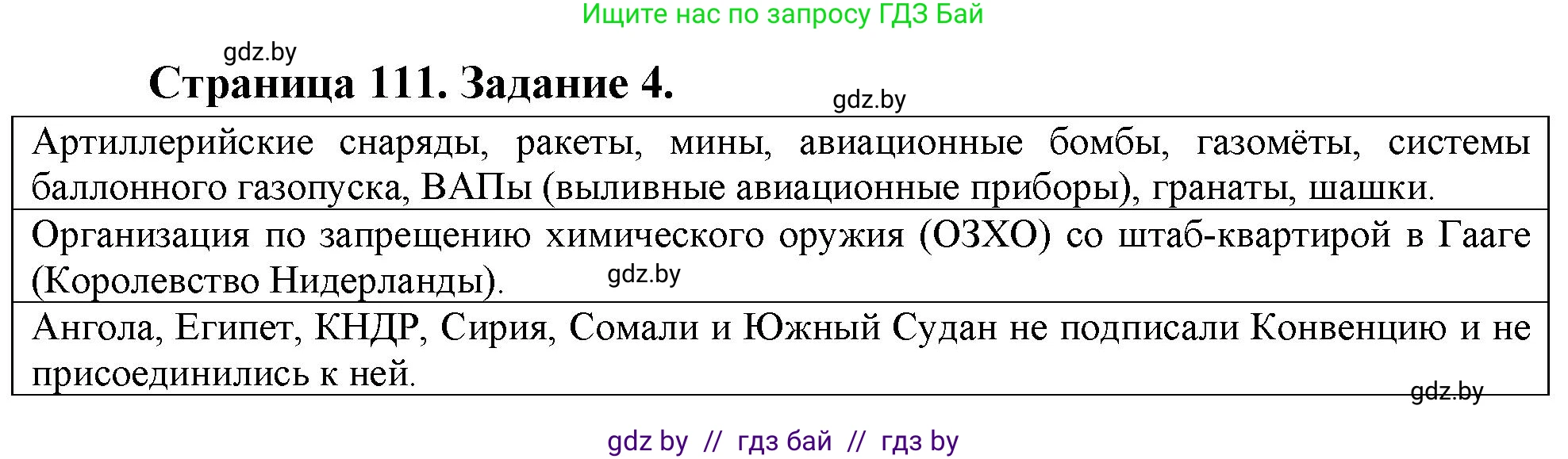 География, 11 класс рабочая тетрадь, авторы: Кольмакова Елена Генадьевна, Тарасенок Елена Николаевна, Сарычева Ольга Владимировна, издательство Аверсэв, Минск, 2022, голубого цвета, страница 111, номер 4, Решение