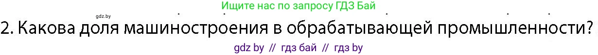География, 10 класс Учебник, авторы: Антипова Екатерина Анатольевна, Гузова Ольга Николаевна, издательство Адукацыя i выхаванне, Минск, 2026, страница 152, номер 2, Условие