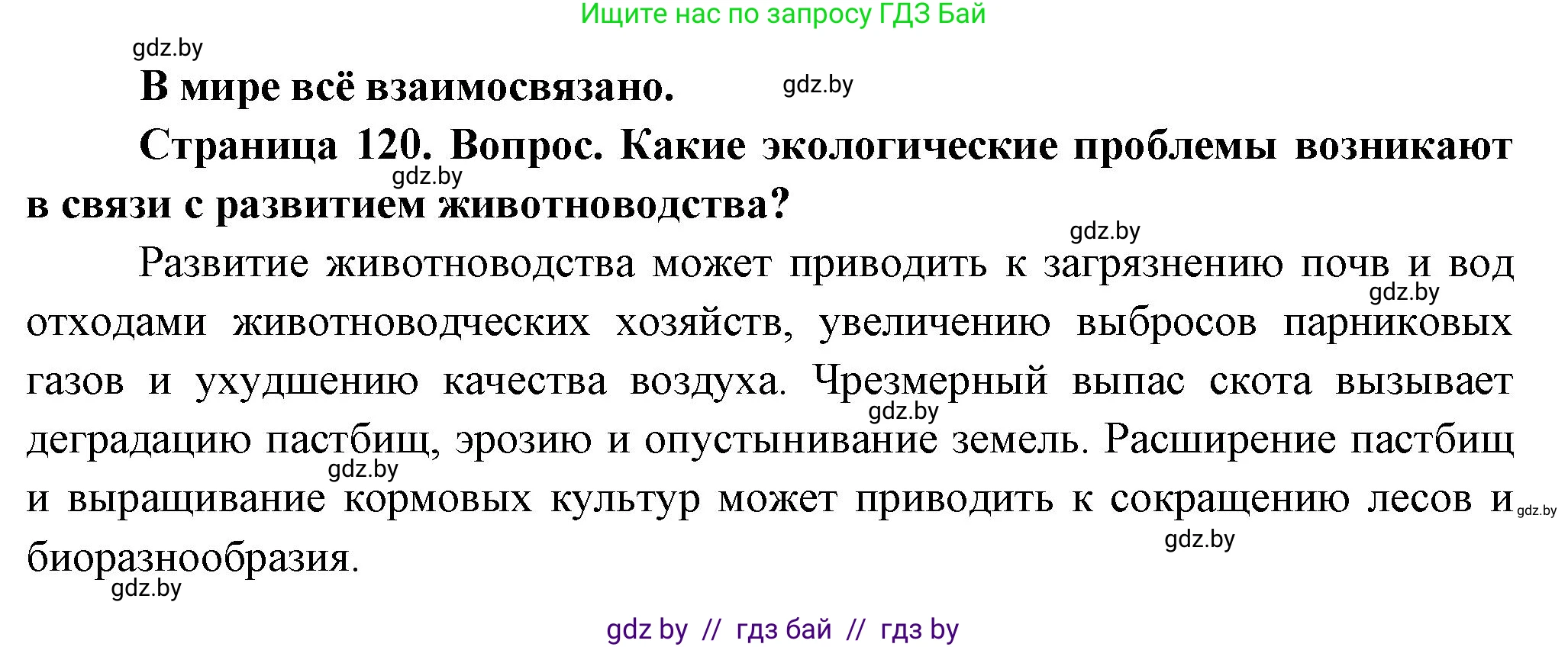 География, 10 класс Учебник, авторы: Антипова Екатерина Анатольевна, Гузова Ольга Николаевна, издательство Адукацыя i выхаванне, Минск, 2026, страница 120, Решение
