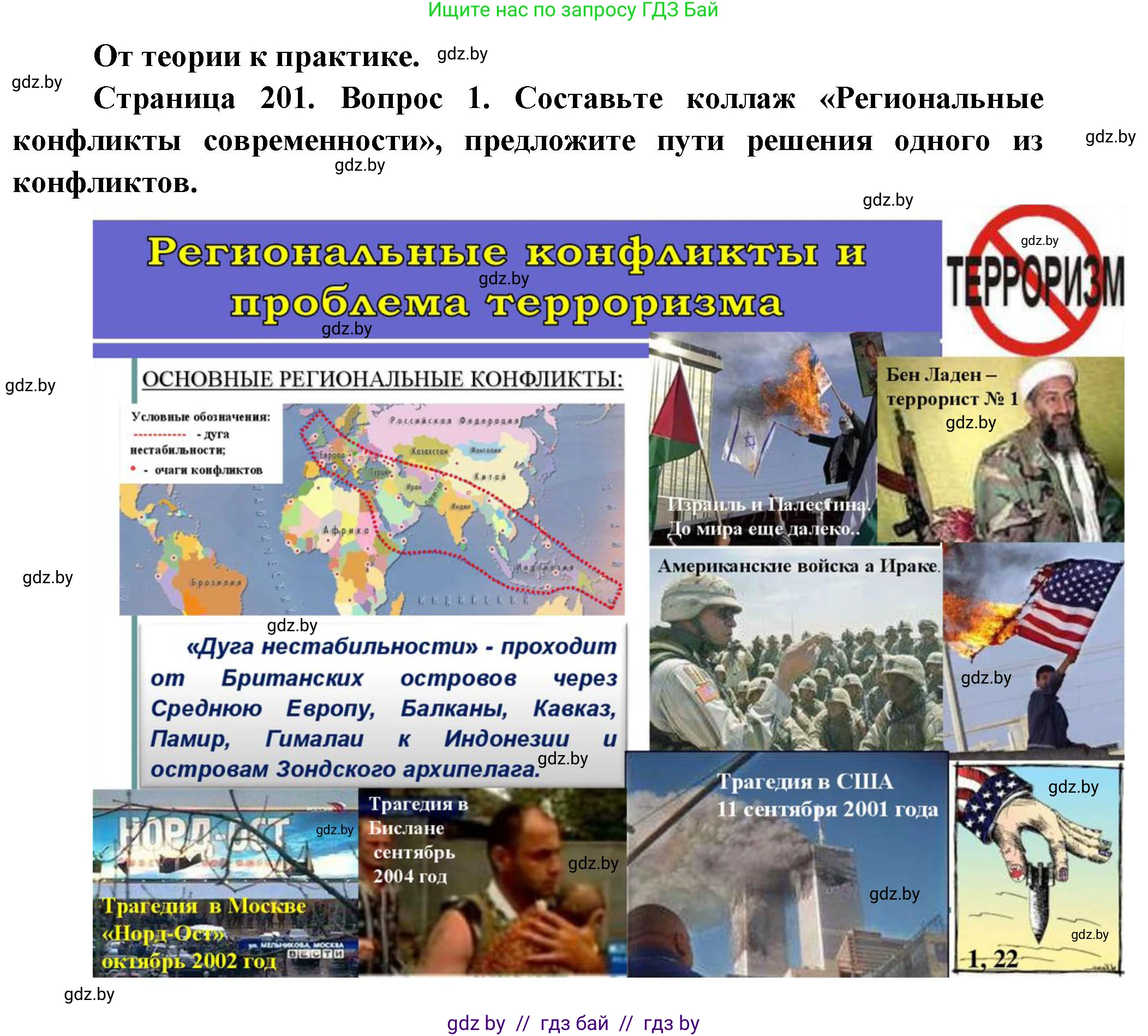 География, 11 класс Учебник, авторы: Витченко Александр Николаевич, Антипова Екатерина Анатольевна, Гузова Ольга Николаевна, издательство Адукацыя i выхаванне, Минск, 2021, страница 201, номер 1, Решение