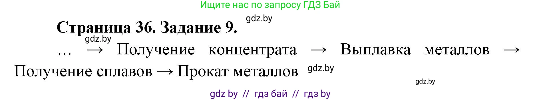 География, 8 класс Тетрадь для практических работ и индивидуальных заданий, авторы: Витченко Александр Николаевич, Антипова Екатерина Анатольевна, Станкевич Наталья Григорьевна, издательство Аверсэв, Минск, 2024, страница 36, номер 9, Решение