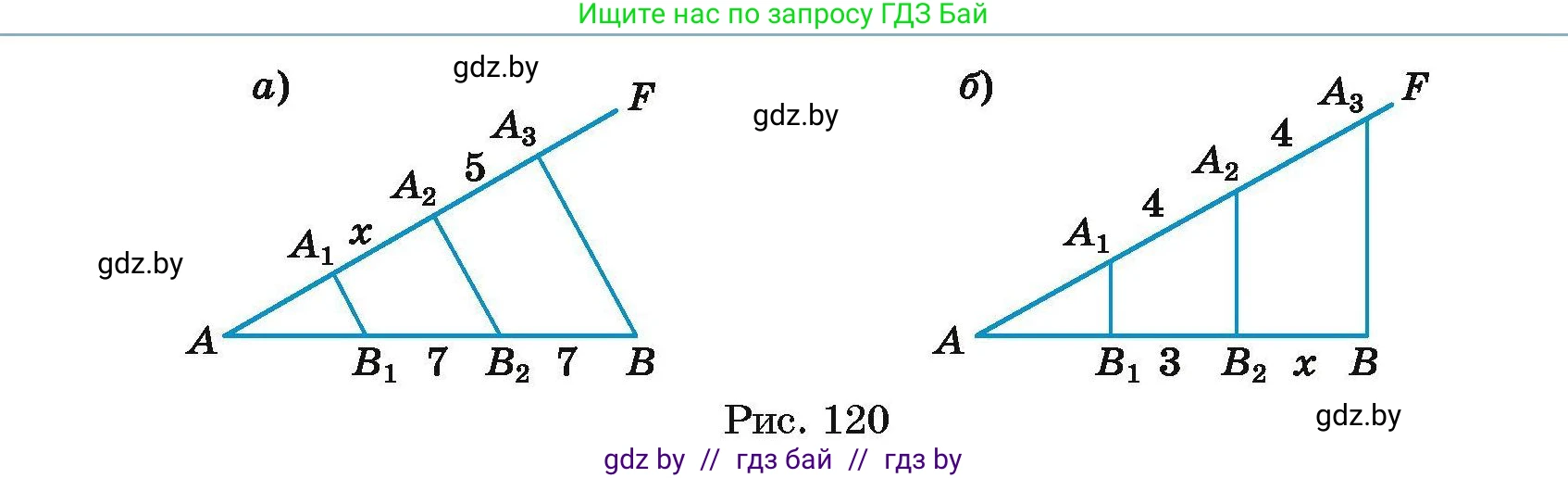 Геометрия, 7-9 класс Сборник задач, авторы: Кононов Сергей Гаврилович, Адамович Тамара Антоновна, Ефимцева Ирина Валерьяновна, Ячейко Таиса Владимировна, издательство Народная асвета, Минск, 2023, страница 70, номер 7.1, Условие (продолжение 2)